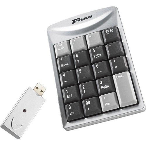 Targus Wireless USB Numeric Number Keypad 10-Key AKP01US Vintage PC Laptop