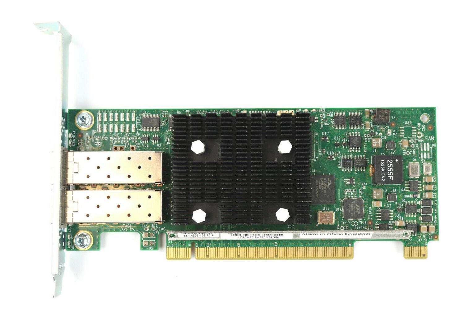 Cisco VIC 1225 - Dual Port 10GbE SFP+ - UCSC-PCIE-CSC-02 - 68-4205-09