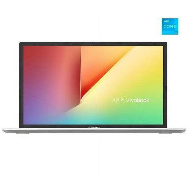 ASUS VivoBook17.3” FHD Laptop, Intel Core i3-1115G4,8GB/256GB,Transparent silver