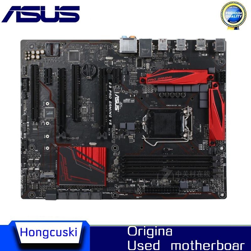 E3 V5 CPU For ASUS E3 PRO GAMING V5 original motherboard LGA 1151 DDR4 C232
