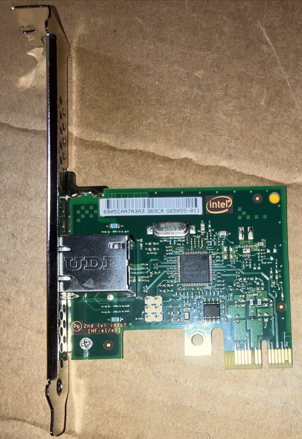 INTEL G65055-011 Gigabit Network Adapter HP SPARES 728562-001 697356-001 TESTED
