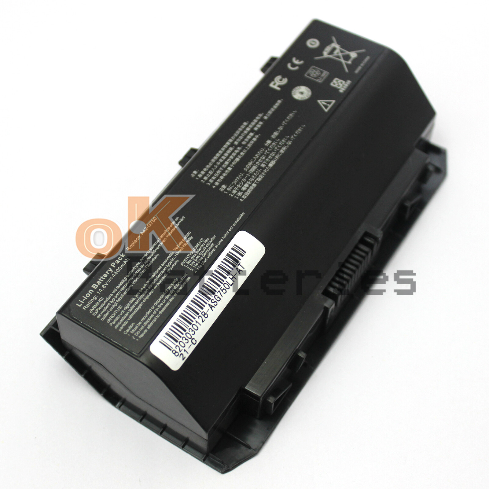New 8Cell A42-G750 Battery for Asus ROG G750 G750JH G750JM G750JS G750JW G750JX