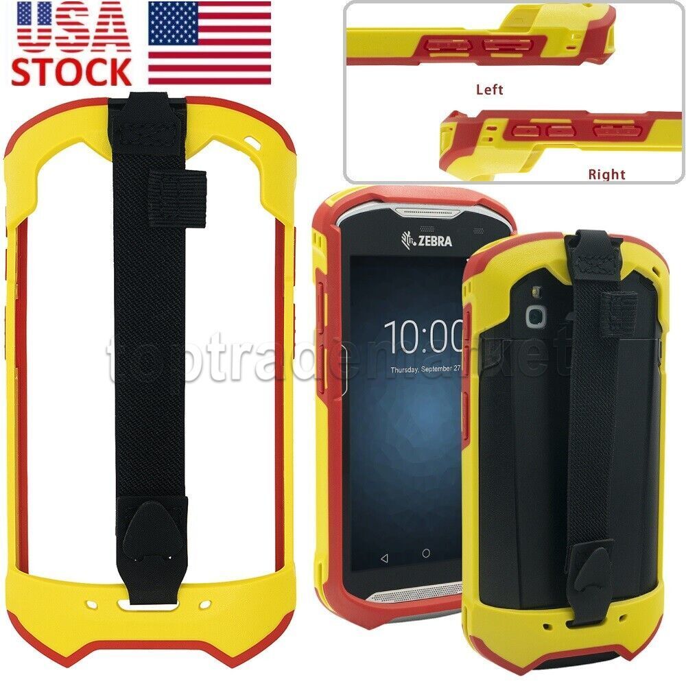 Yellow-Red Protective Cover Case For Zebra TC51 TC52 TC56 TC57 SG-TC5X-EXO1-01