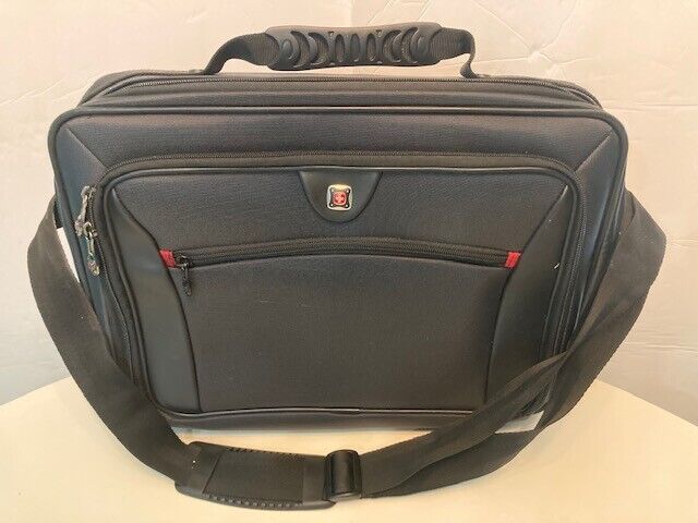 Wenger Swiss Army Laptop Computer Case Carry On Shoulder Bag Messenger Briefcase