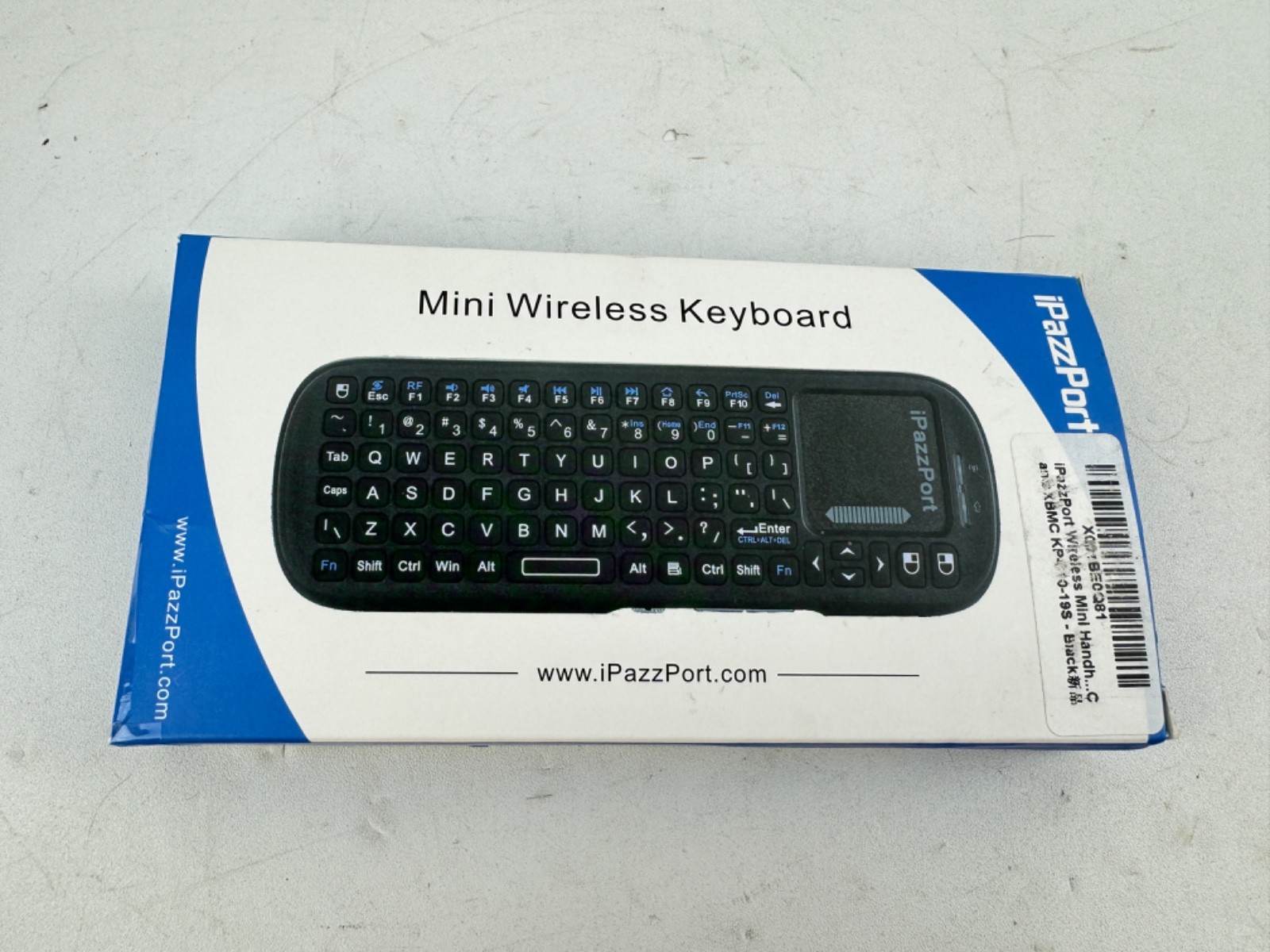 iPazzPort Wireless Mini Handheld Keyboard Touch Pad *NO DONGLE* KP-810-19S