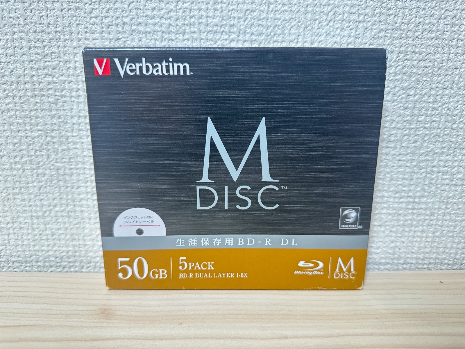 Verbatim DBR50RMDP5V2 Bar Bay Tum Verbatim Long-term storage M-DISC BD-R DL 1-6x