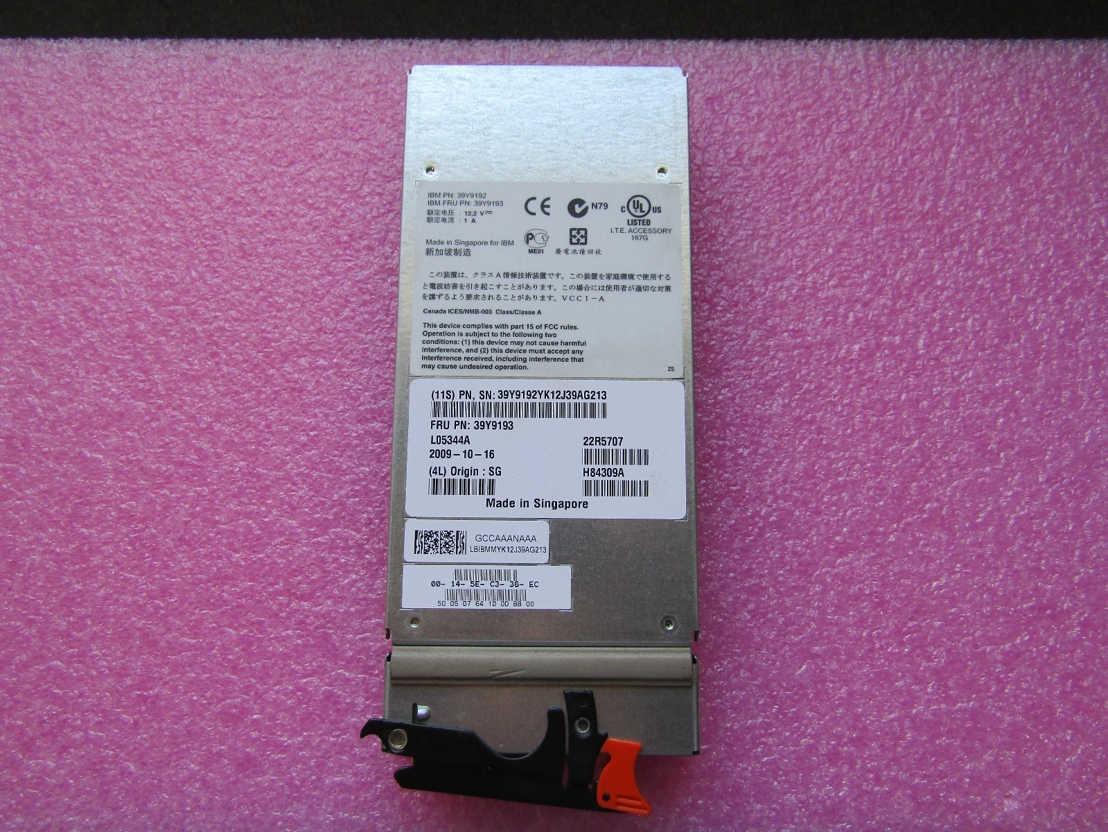39Y9193 BladeCenter SAS Connectivity Module