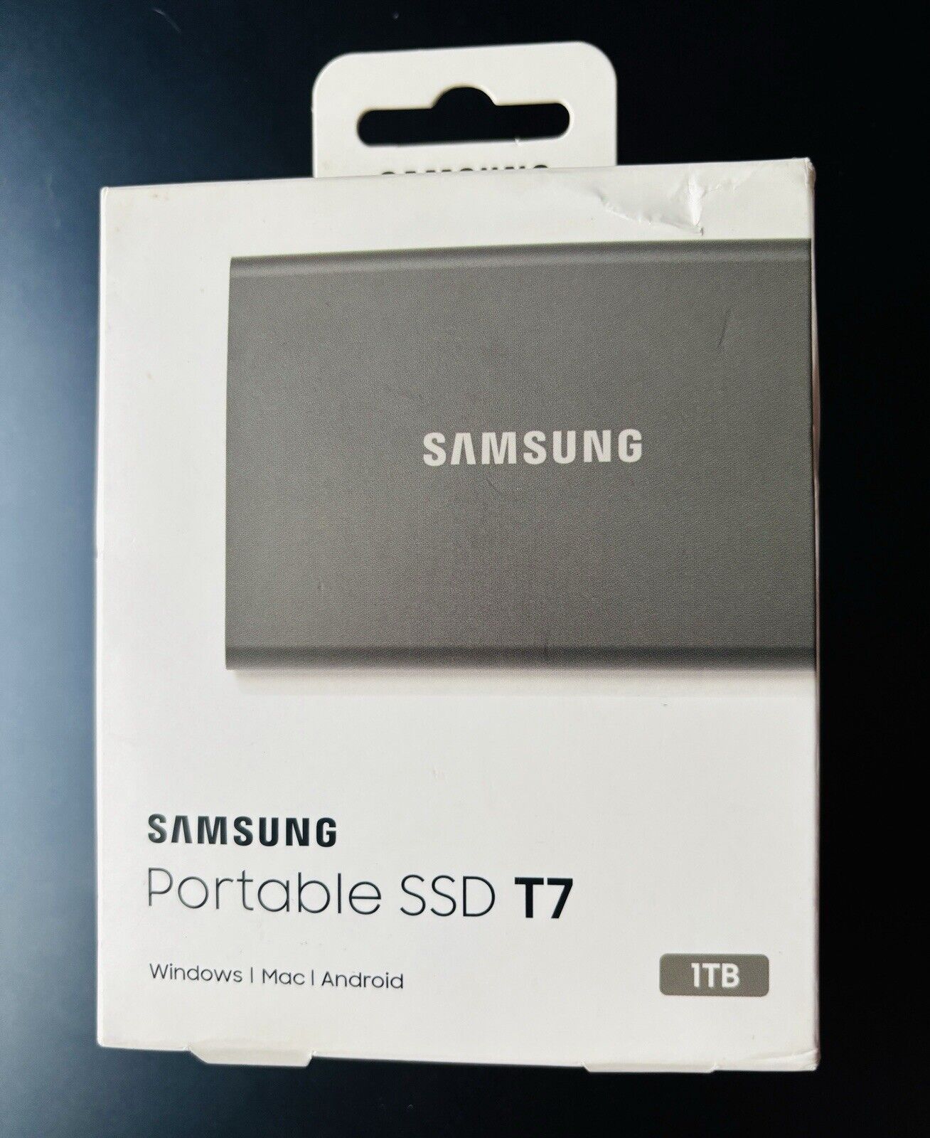 Samsung T7 1TB (MU-PC1T0K/WW) USB 3.2 Gen 2 External Solid State Drive
