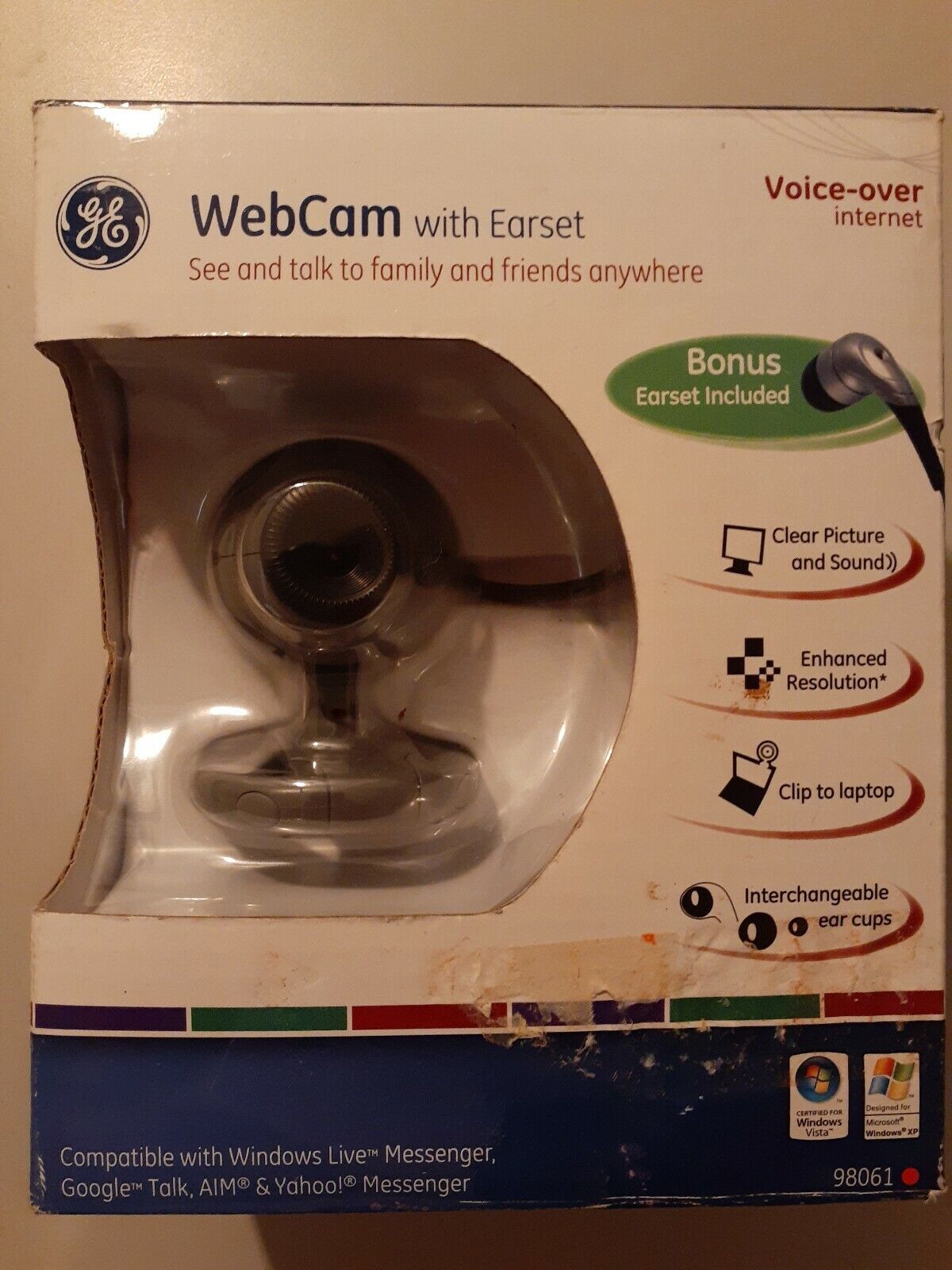 General Electric Company WebCam With Earset 98061 Voice-over Internet