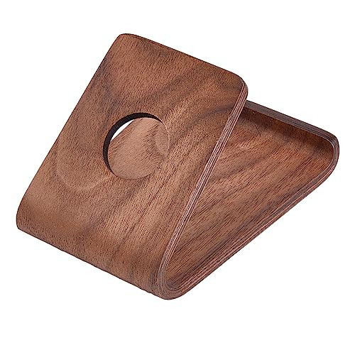 Walnut Wood Cell Phone Holder Smartphone Stand Desk Phone Mount Phone Cradle 