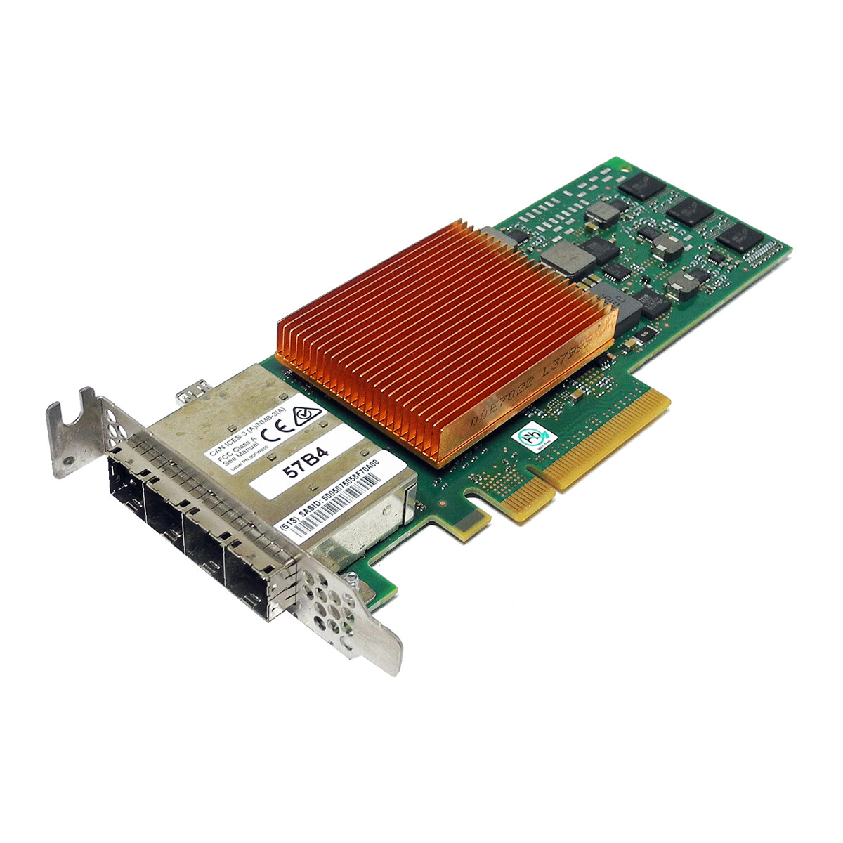 IBM 57B4 Quad-Port 6G SAS RAID Controller PCIe3 x8 for Power8 System 01DH504