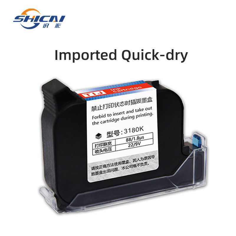 3 pieces Inkjet Printer Ink Cartridge for Handheld Tij Printer Label Printing