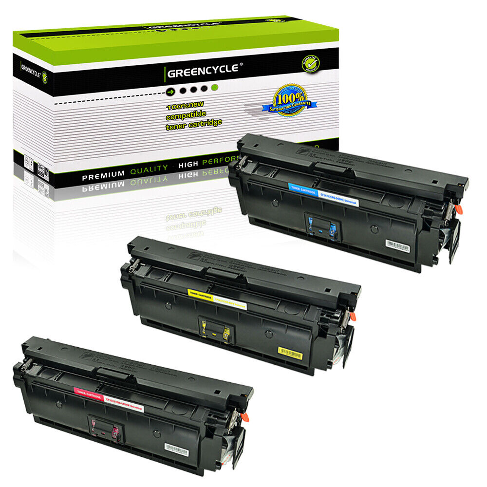 3 Set CF360X Toner Fits for HP 508X Color LaserJet Enterprise M552dn M553n M553x
