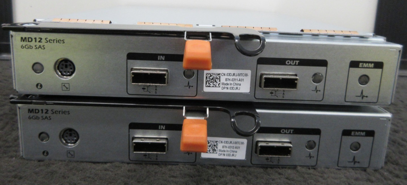 LOT OF 4 Dell MD 12 SERIES E09M E09M005 Control Module 03DJR