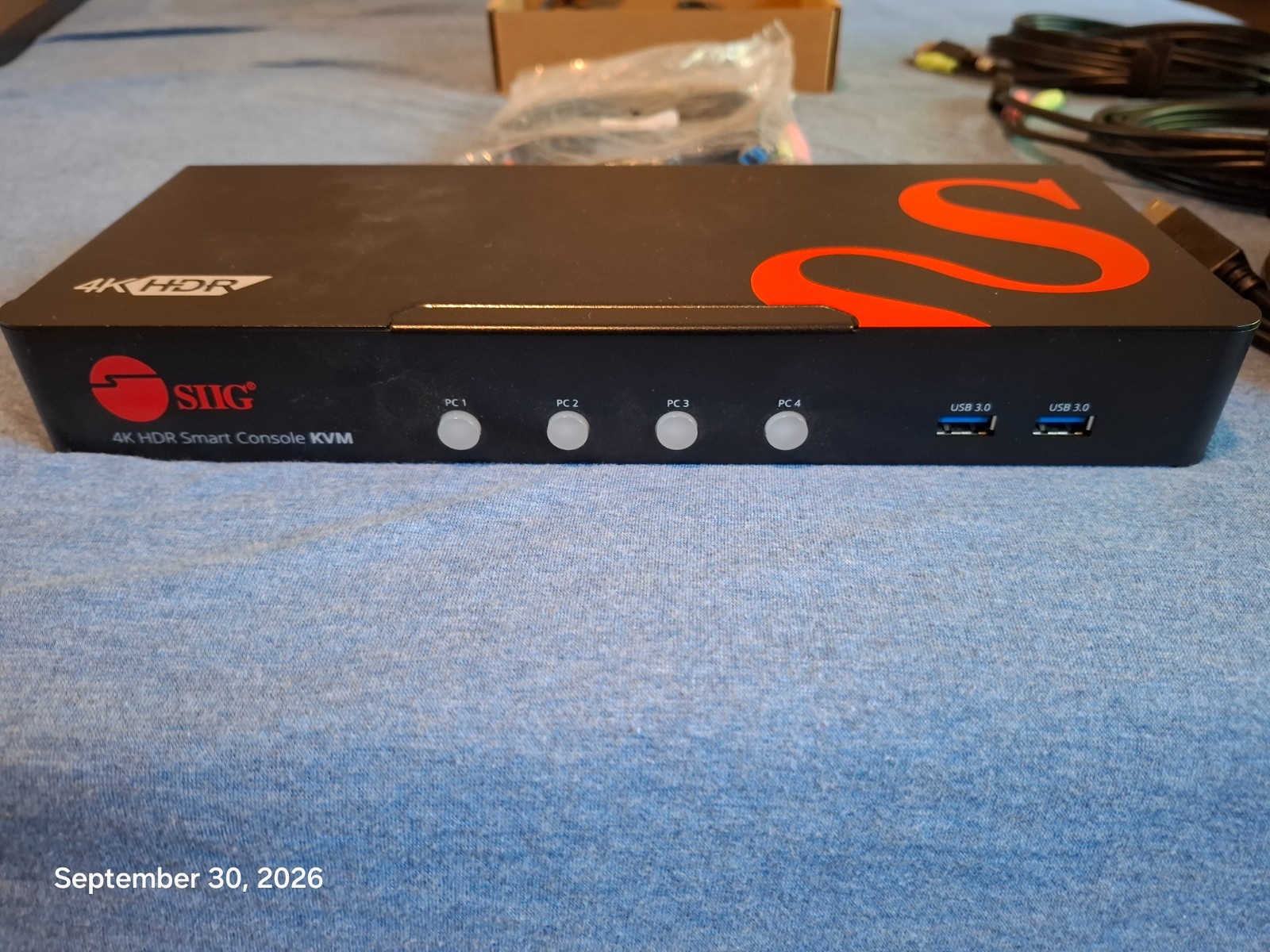 SIIG 4-Port HDMI 4K HDR Smart Console KVM Switch w USB 3.0 and Multimedia Port
