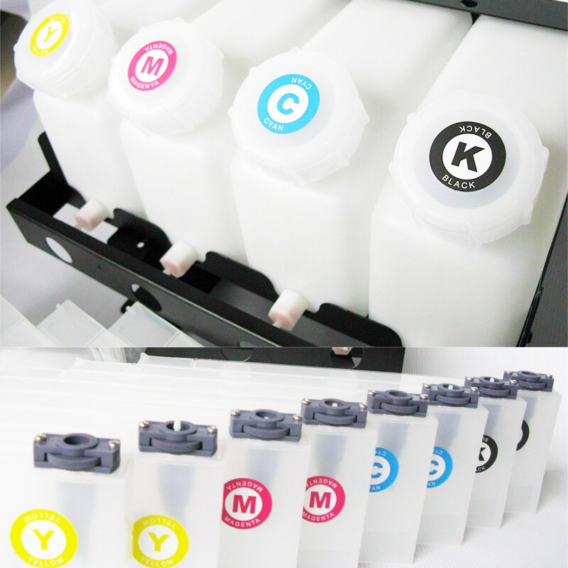 4-Bottle 8-Channel CISS Continuous Ink System Solution Roland Mimaki & Mutoh