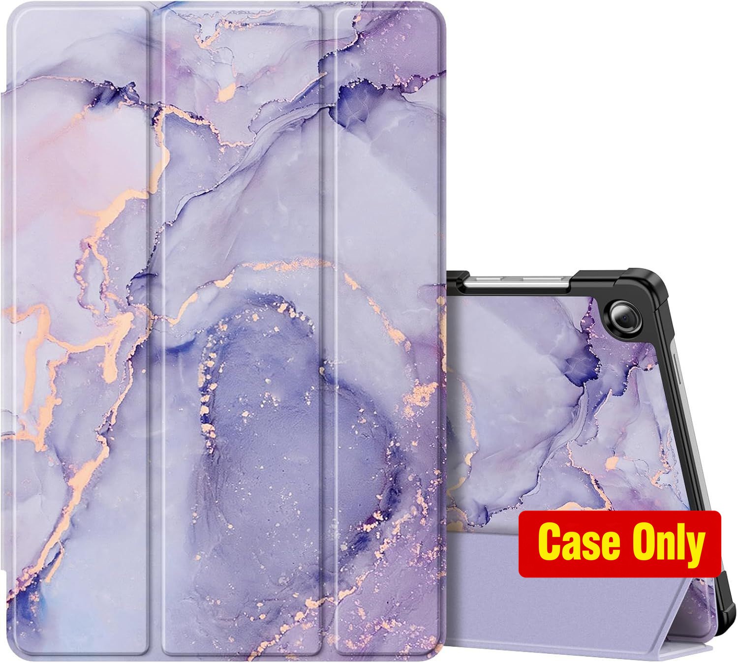 Ultra Lightweight Slim Case for Samsung Galaxy Tab A11+ 11 Inch, Lilac Marble