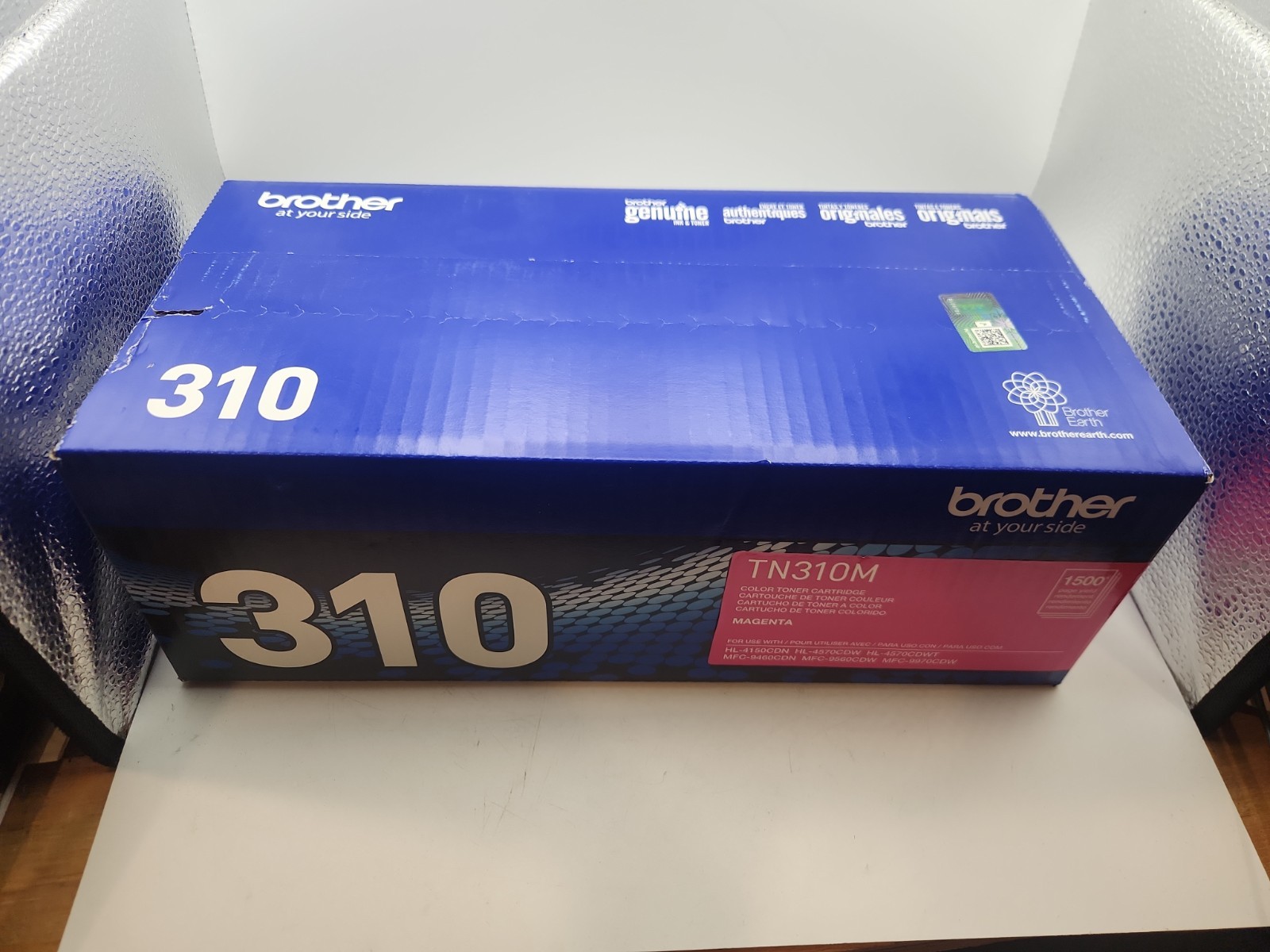 Brother TN-310M MAGENTA Toner Cartridge, TN-310M Sealed Factory.  