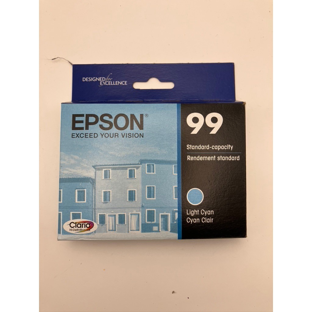 Epson 99 Light Cyan Ink Cartridge T099520 Claria Hi-Definition Standard Capacity