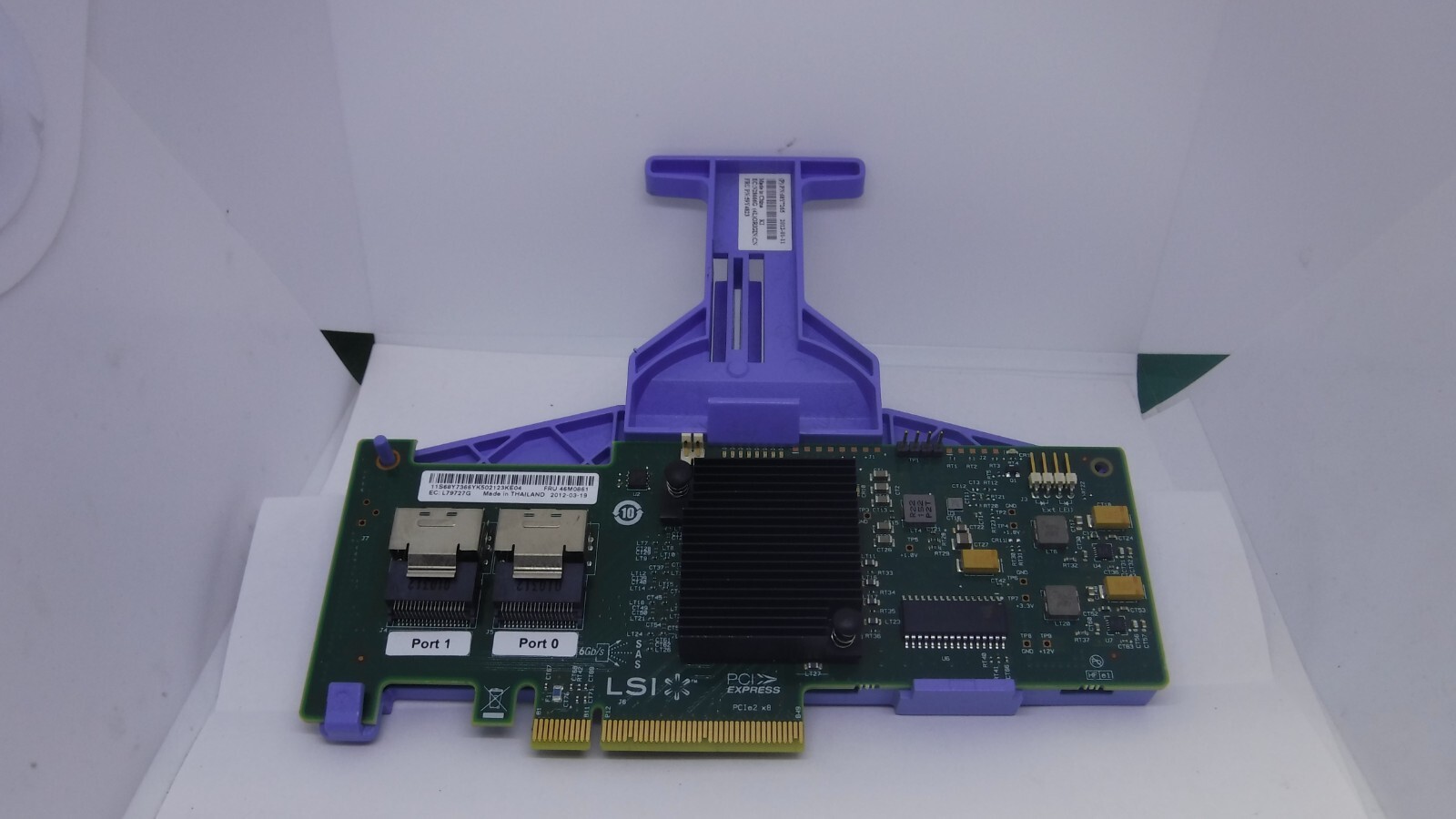 IBM ServeRAID M1015 6Gb/s 8-Port PCIe x8 SAS/SATA RAID Controller P/N: 46M0861