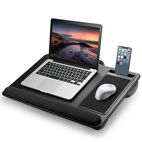 ELECOM Laptop Table with Mouse Pad Wrist Rest Smartphone Stand Handle 17 inch