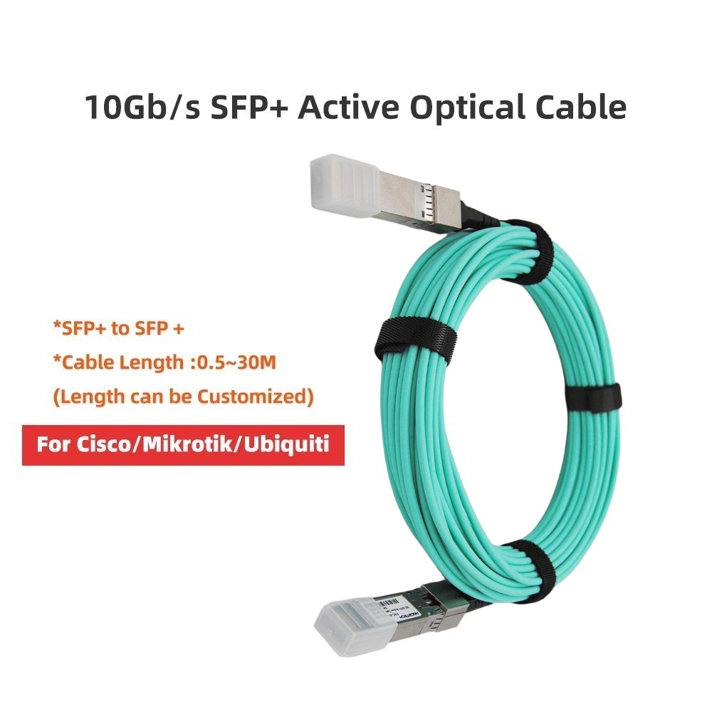 10G AOC Fiber Cable SFP+ 3M 5m 10m 20M Active Optical SFP Cable OM3 10GBASE