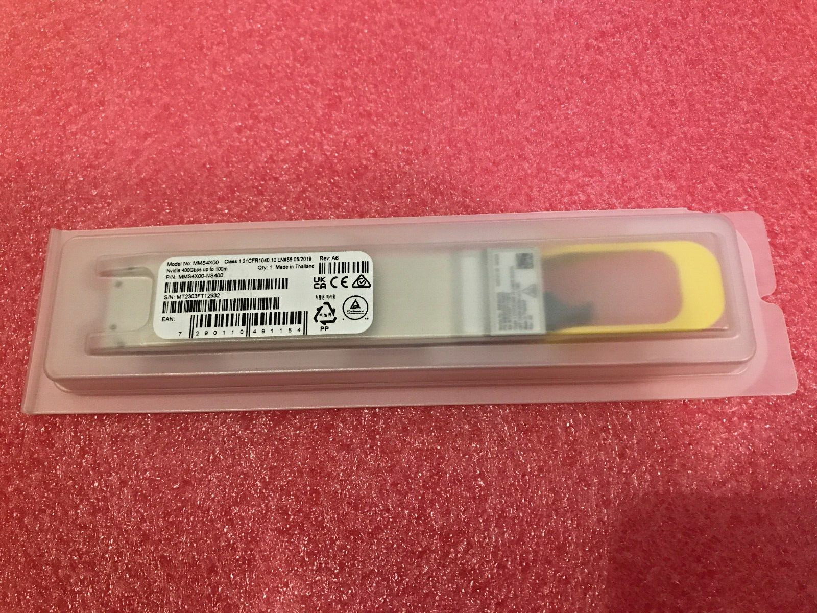 NEW NVIDIA MMS4X00-NS400 400Gb/s OSFP 1310NM 400Gbps up to 100M Transceiver