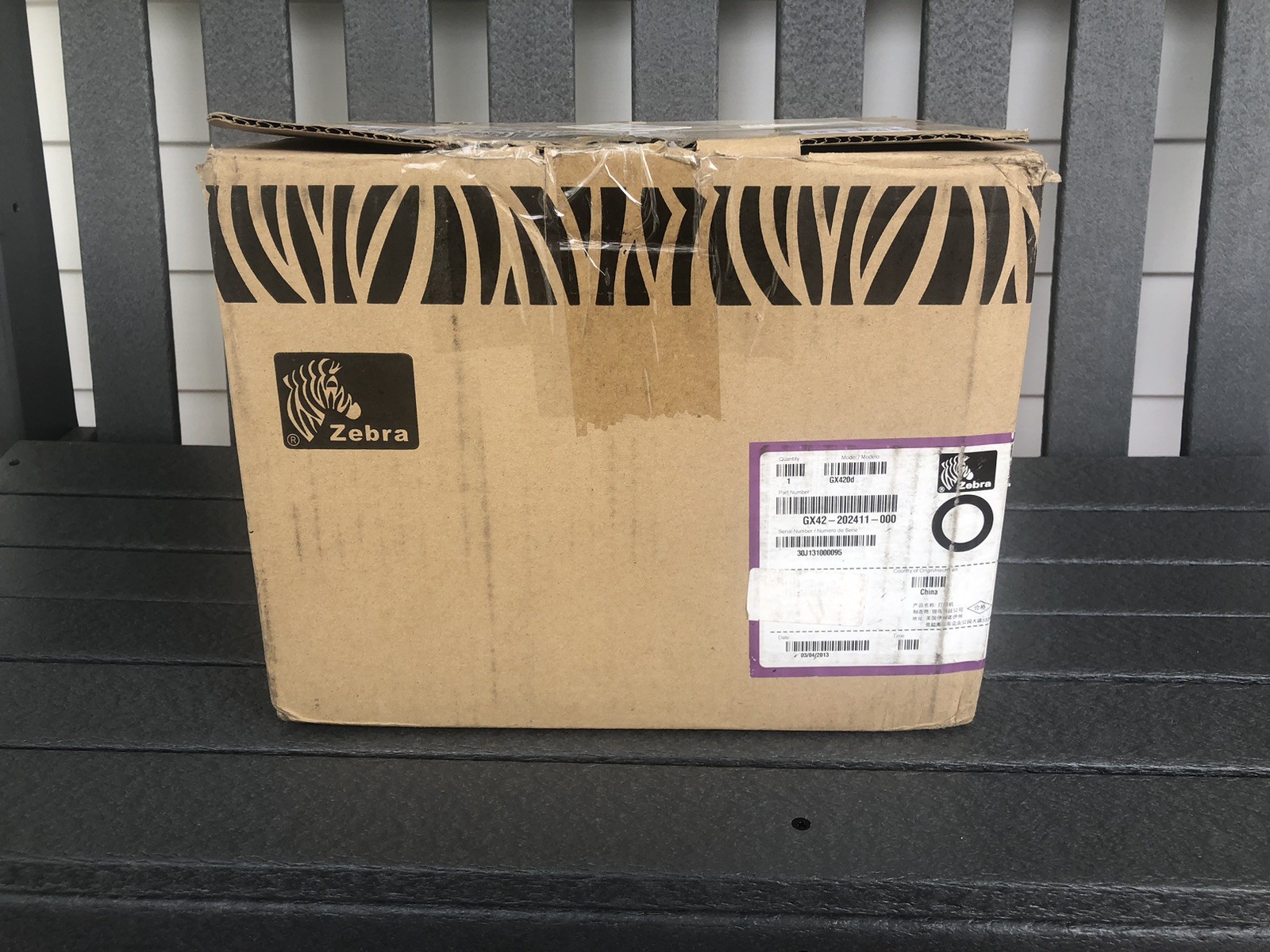 Zebra GX420D Desktop Thermal Label Printer, USB-Ethernet GX42-202411-000 New/OB