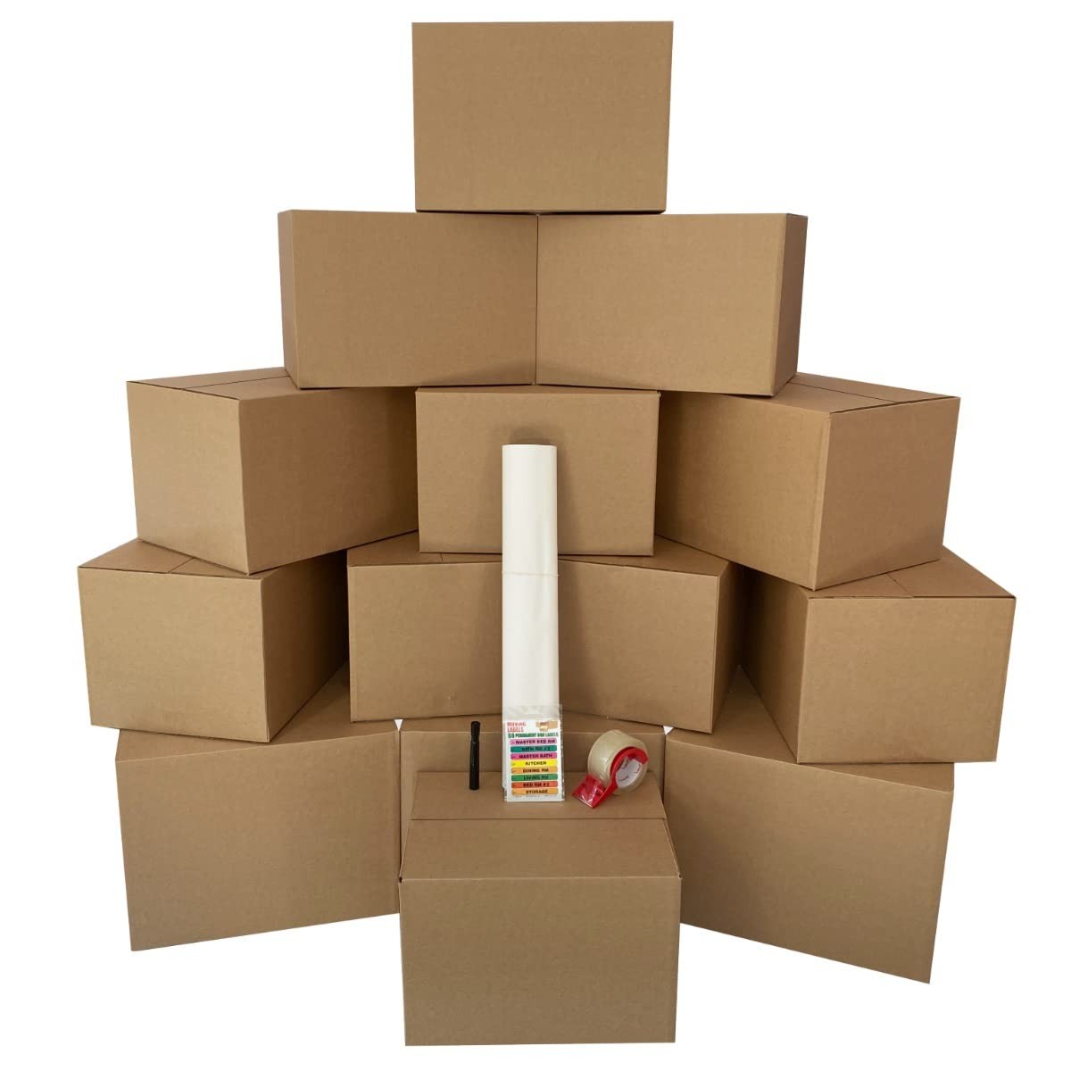 Moving Box Kit Smart 1-2 Bedroom Bigger Boxes UBMOVE