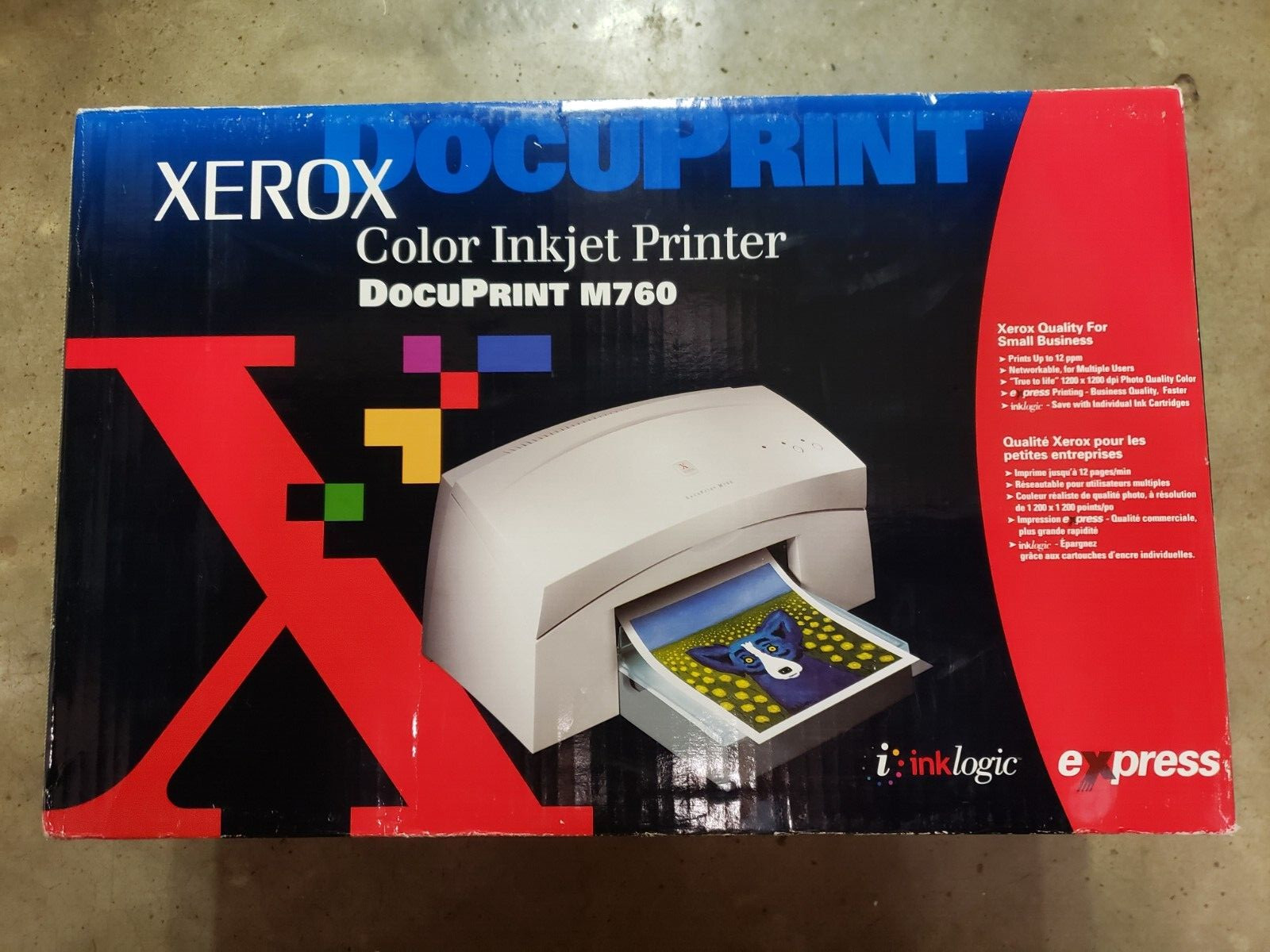 XEROX Color Inkjet Printer Docuprint #M760
