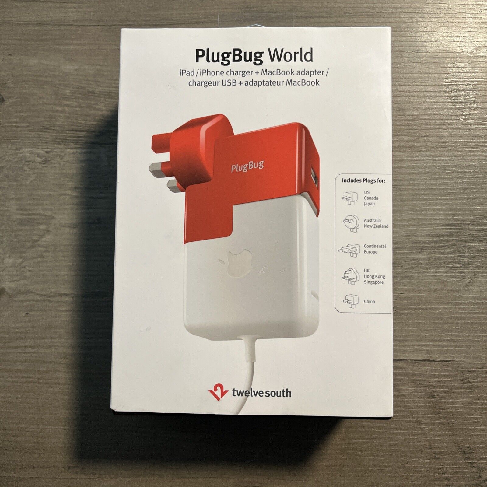 Twelve South Plugbug World All-In-One Macbook Global Travel Adapter