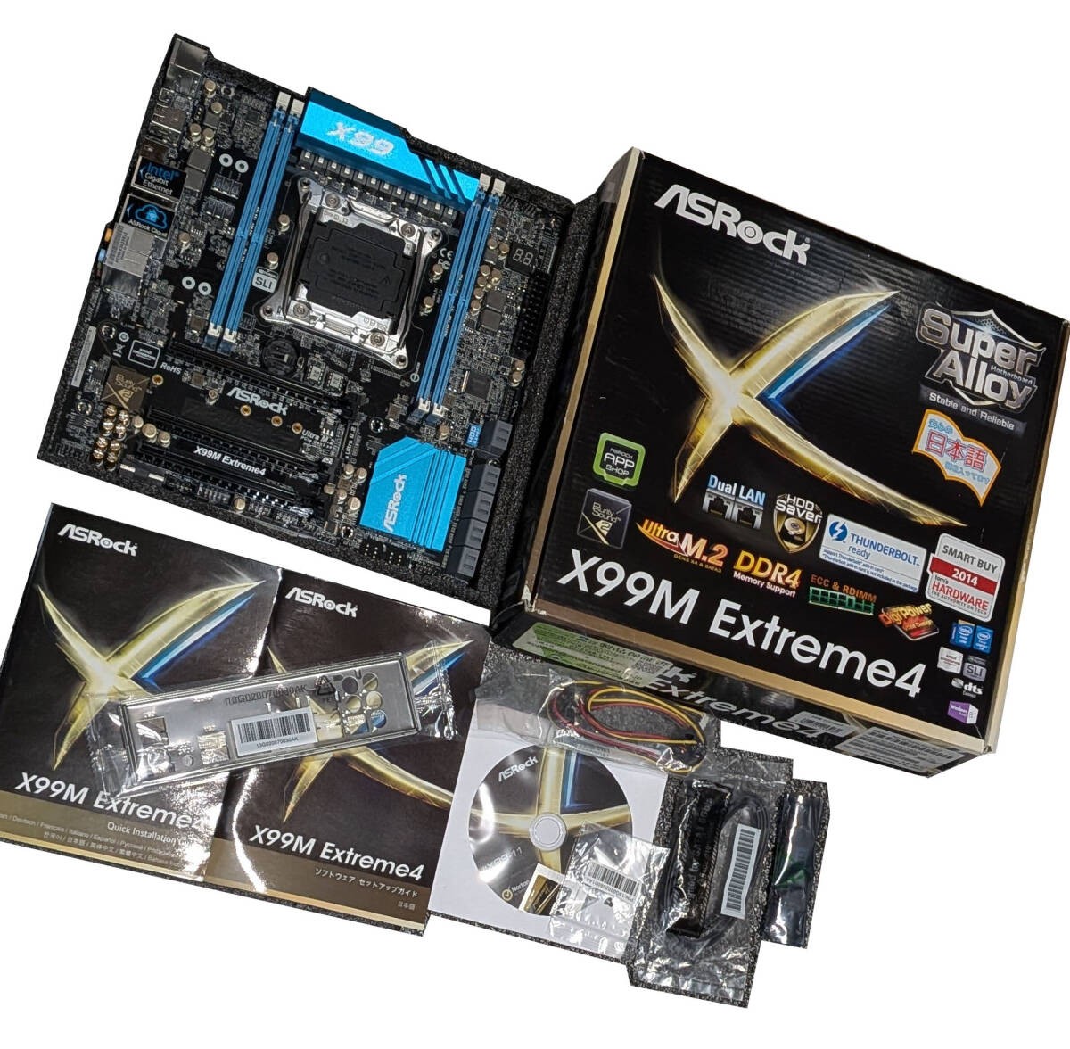 ASRock X99M Extreme4 LGA2011-3 Micro ATX Motherboard Mint
