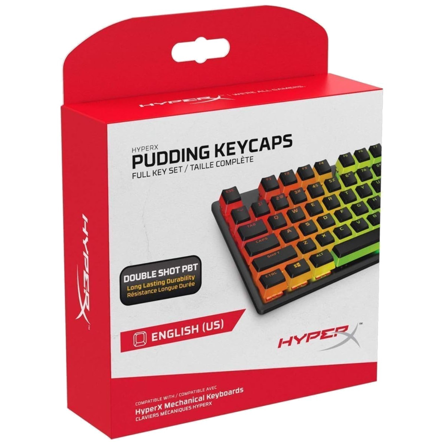 Stylish OEM Profile Keycaps - Double Shot PBT, Full 104 Keys