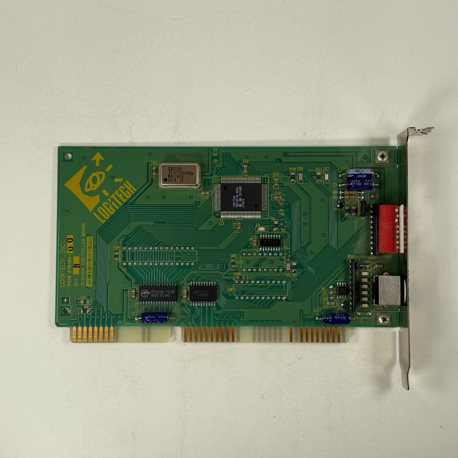 Logitech Scanner Controller Card (ISA); Untested, As-is
