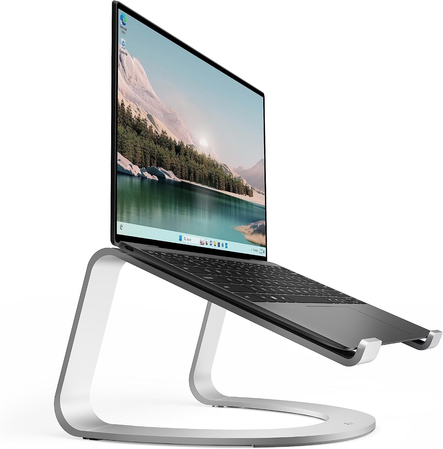 Curve SE Ergonomic Aluminum Laptop and MacBook Stand with Anti-Slip Silicone to
