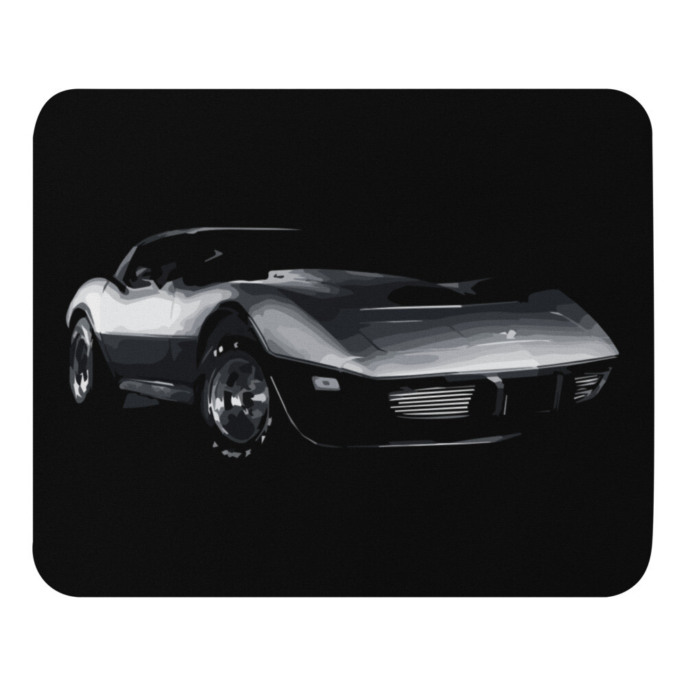 1978 vette C3 25th Silver Anniversary Mouse pad