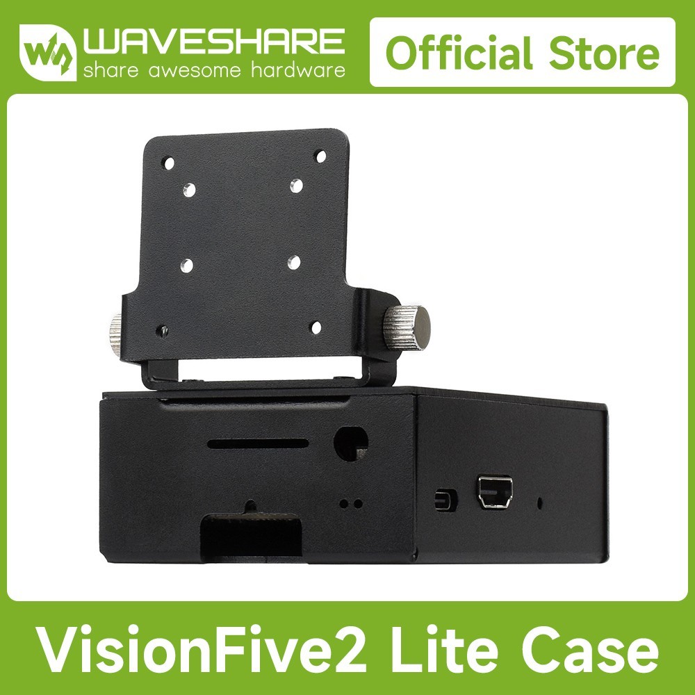 Waveshare Aluminum Alloy Cooling Case For VisionFive2 Lite Comes With Heatsink