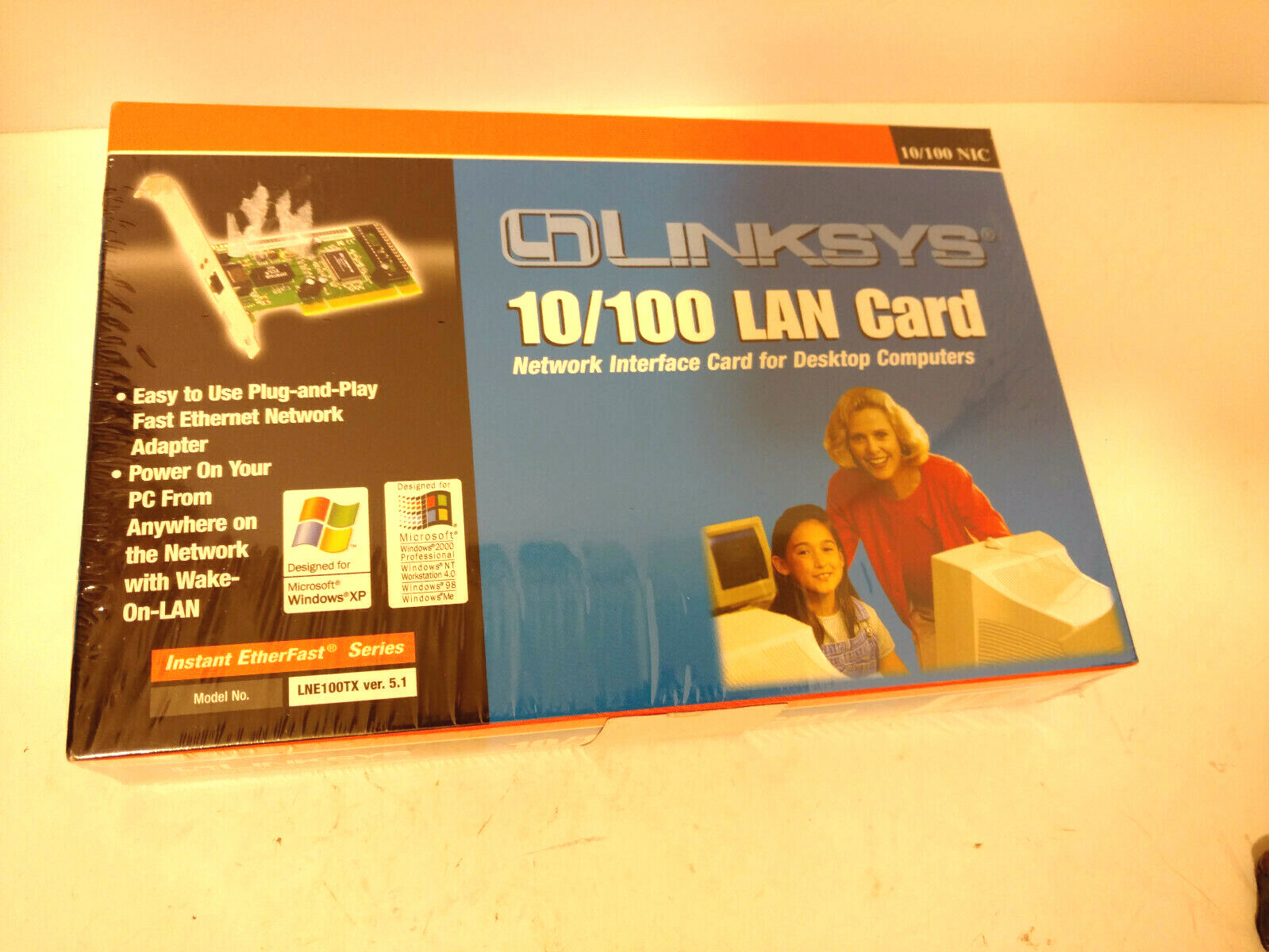 Linksys 10/100 LAN Card Etherfast PCI Adapter LNE100TX 