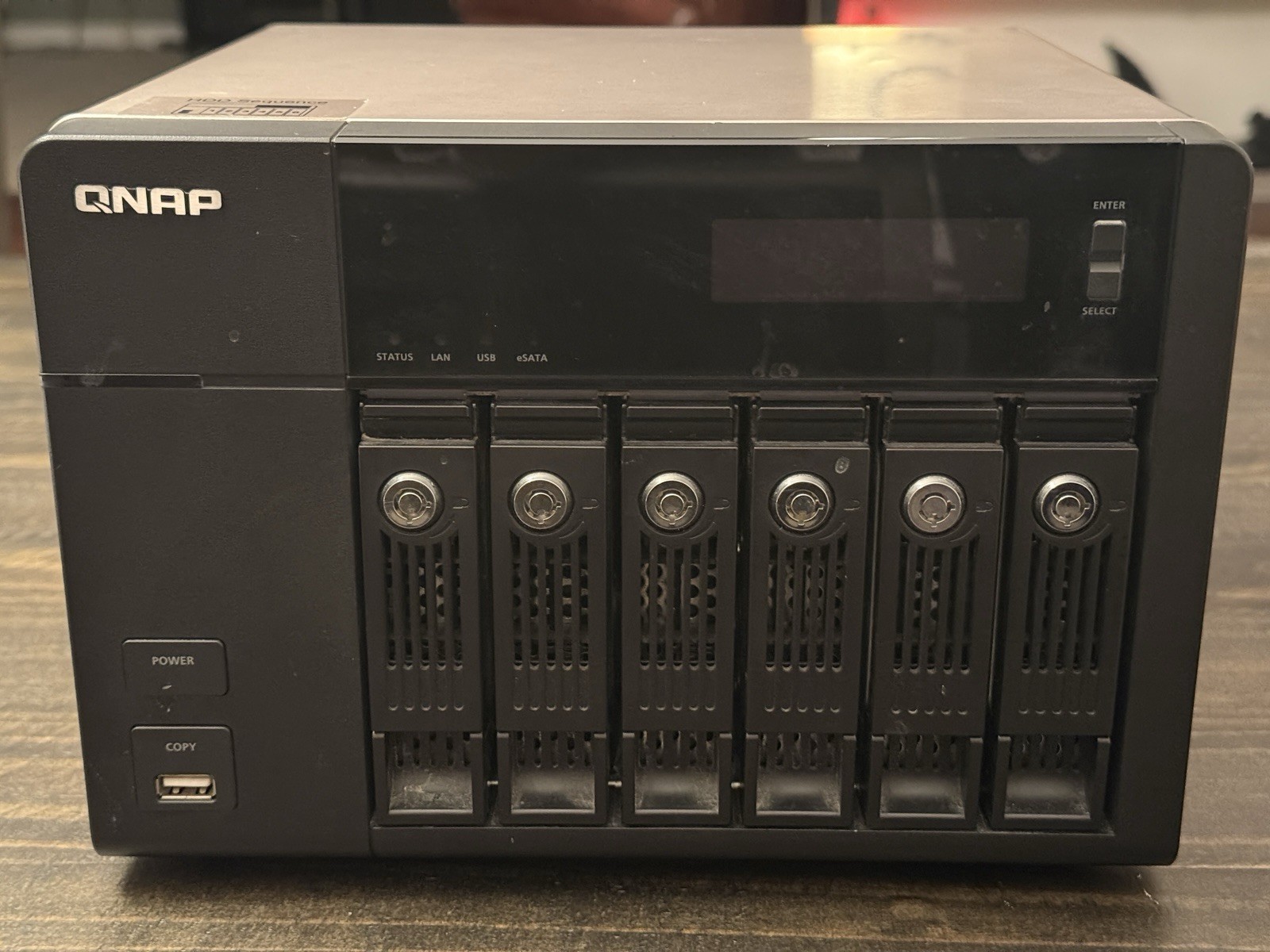 QNAP TS-639 Pro Turbo 6-Bay NAS, Gigabit, eSATA, USB 2.0, with all 6 - 1 TB HDD