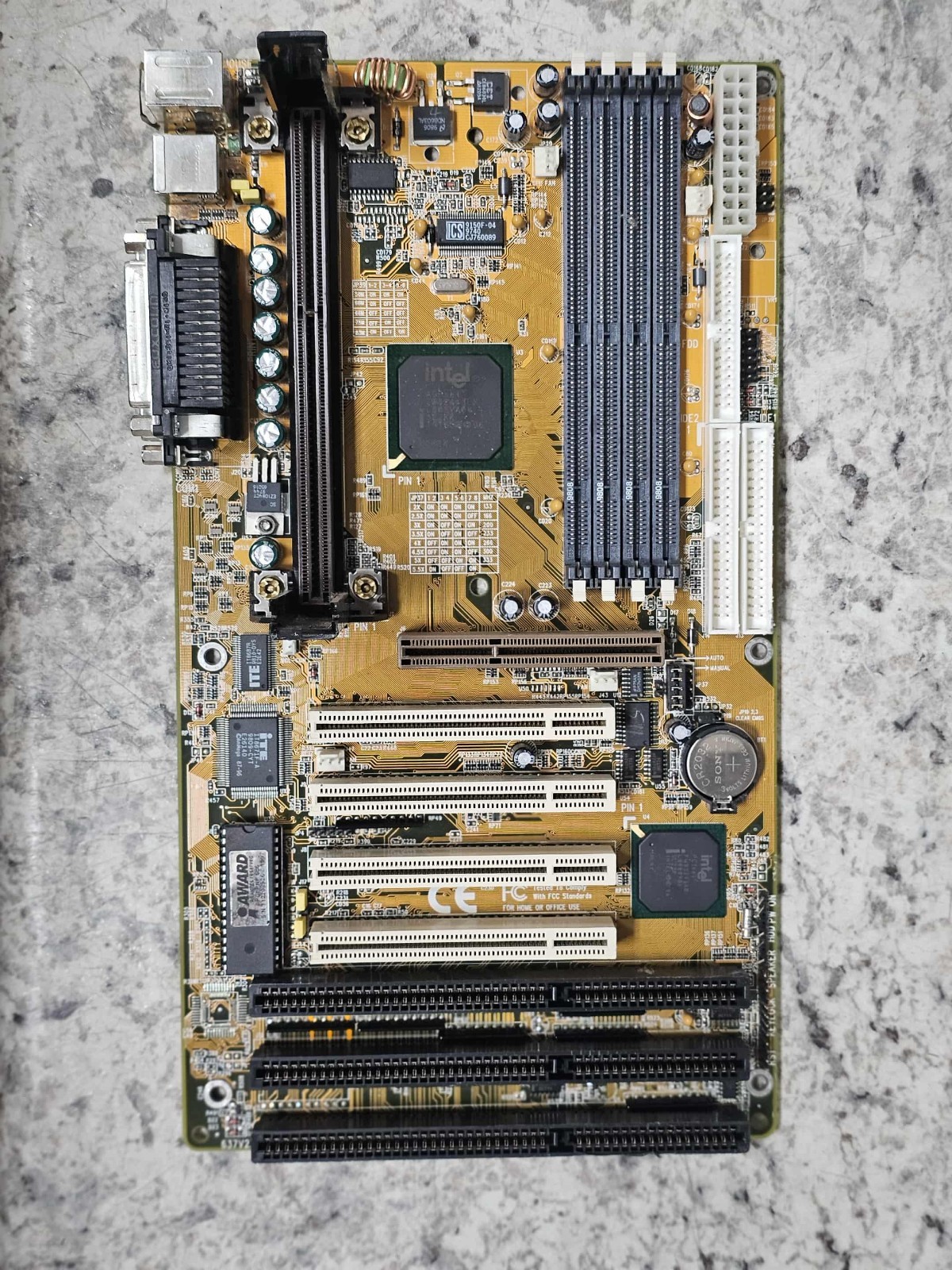 Retro Gaming Shuttle HOT-637 637V22 ATX Slot 1 Pentium2 Motherboard ISA AGP PCI
