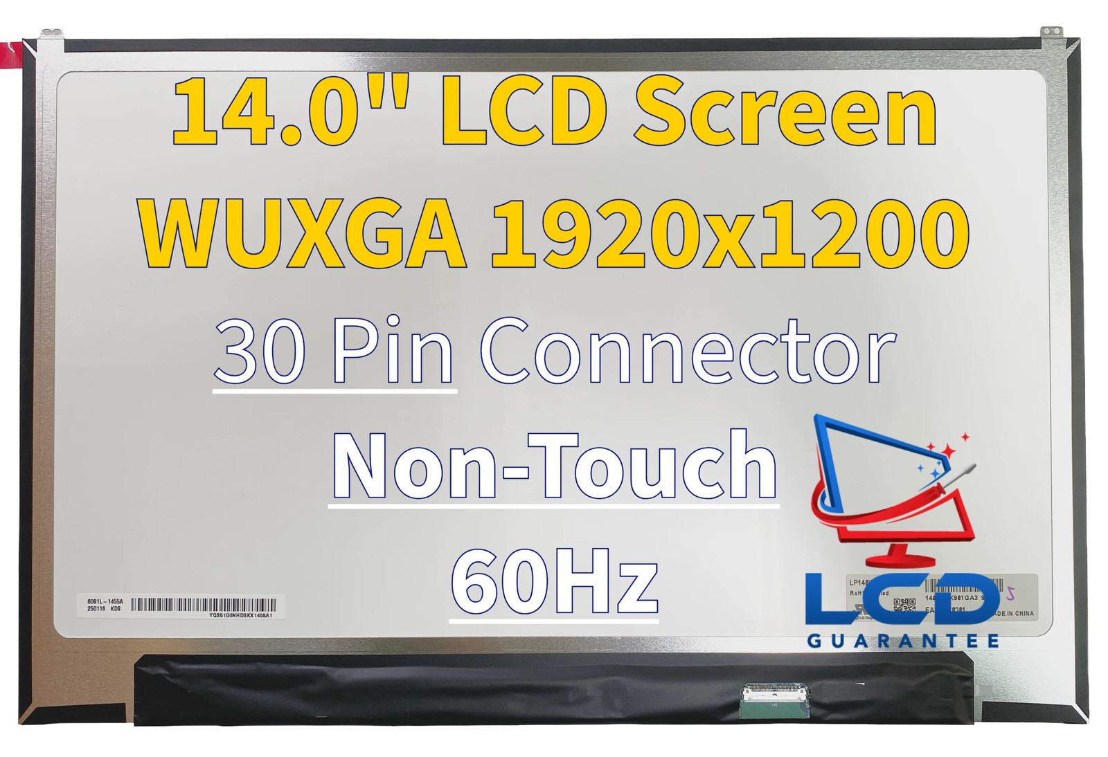 LG Gram 14Z90S-V.APB5U1 14.0" Non-Touch Replacement IPS FHD LCD Screen Panel