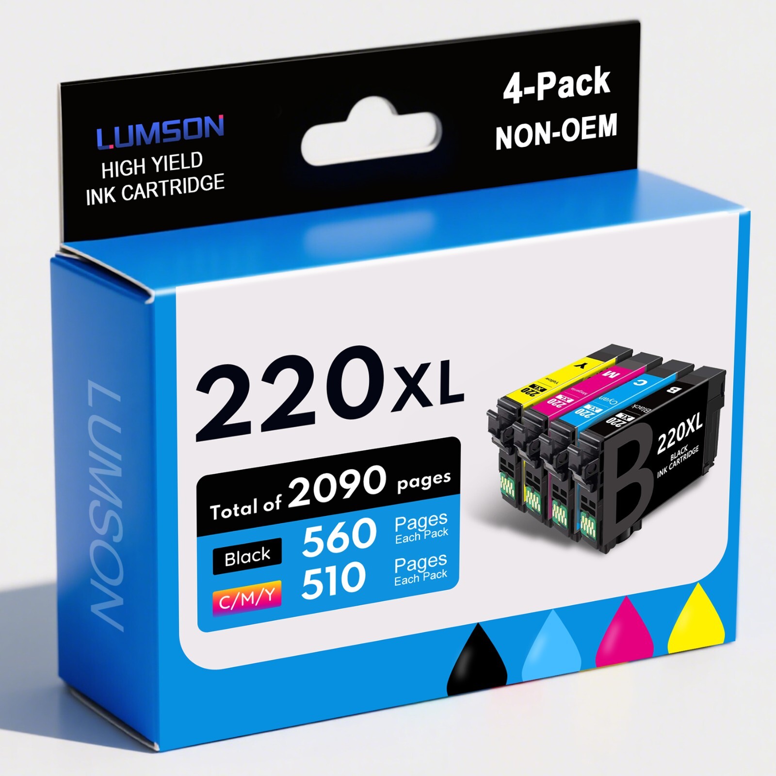 220XL T220XL 4PK Ink Cartridge For Epson XP-420 XP-320 XP-424 WF-2660 WF-2750