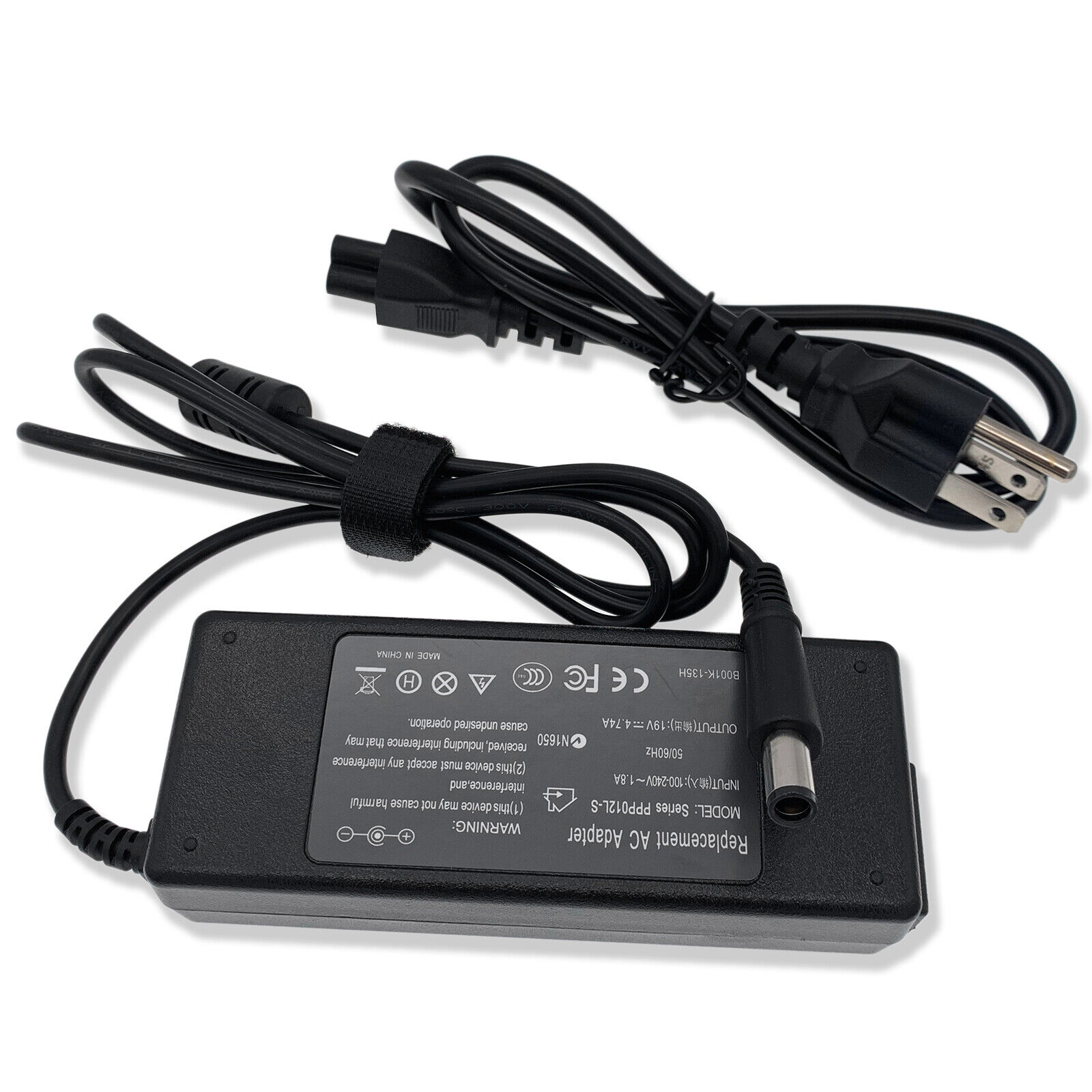 19V 90W AC Adapter Charger Power Supply Cord for HP EliteBook 8540p 8540w 8740w