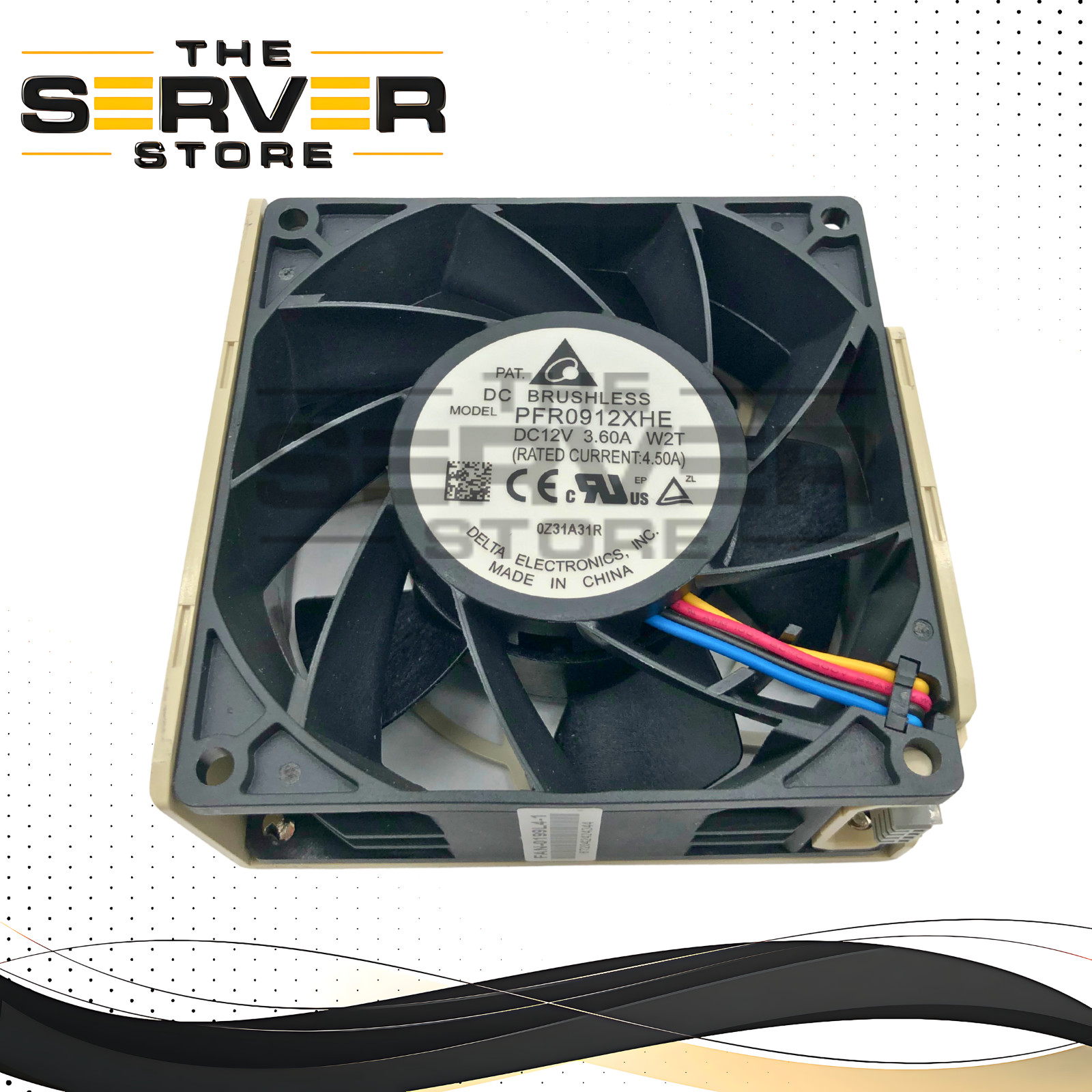 Supermicro Delta 92mm 11.5K RPM System Cooling Fan PFR0912XHE-W2T FAN-0199L4-1