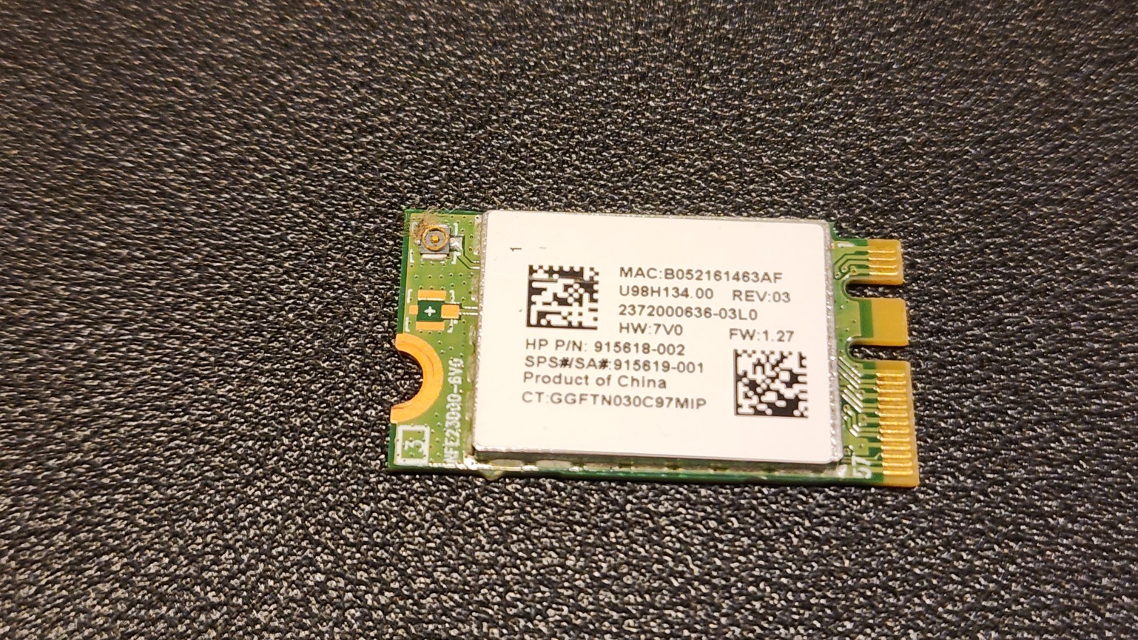 HP 15-bs 5-bs013dx WIFI Wireless Card 915618-002 915619-002 915619-001 8464