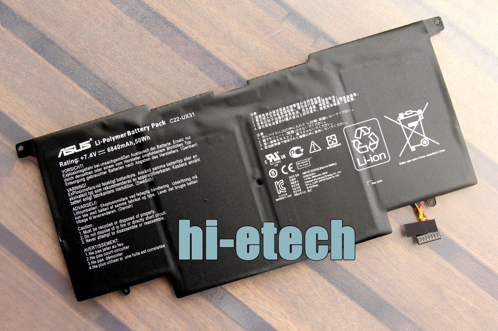 NEW Genuine C22-UX31 Battery for ASUS ZenBook UX31 UX31A UX31E Ultrabook Series