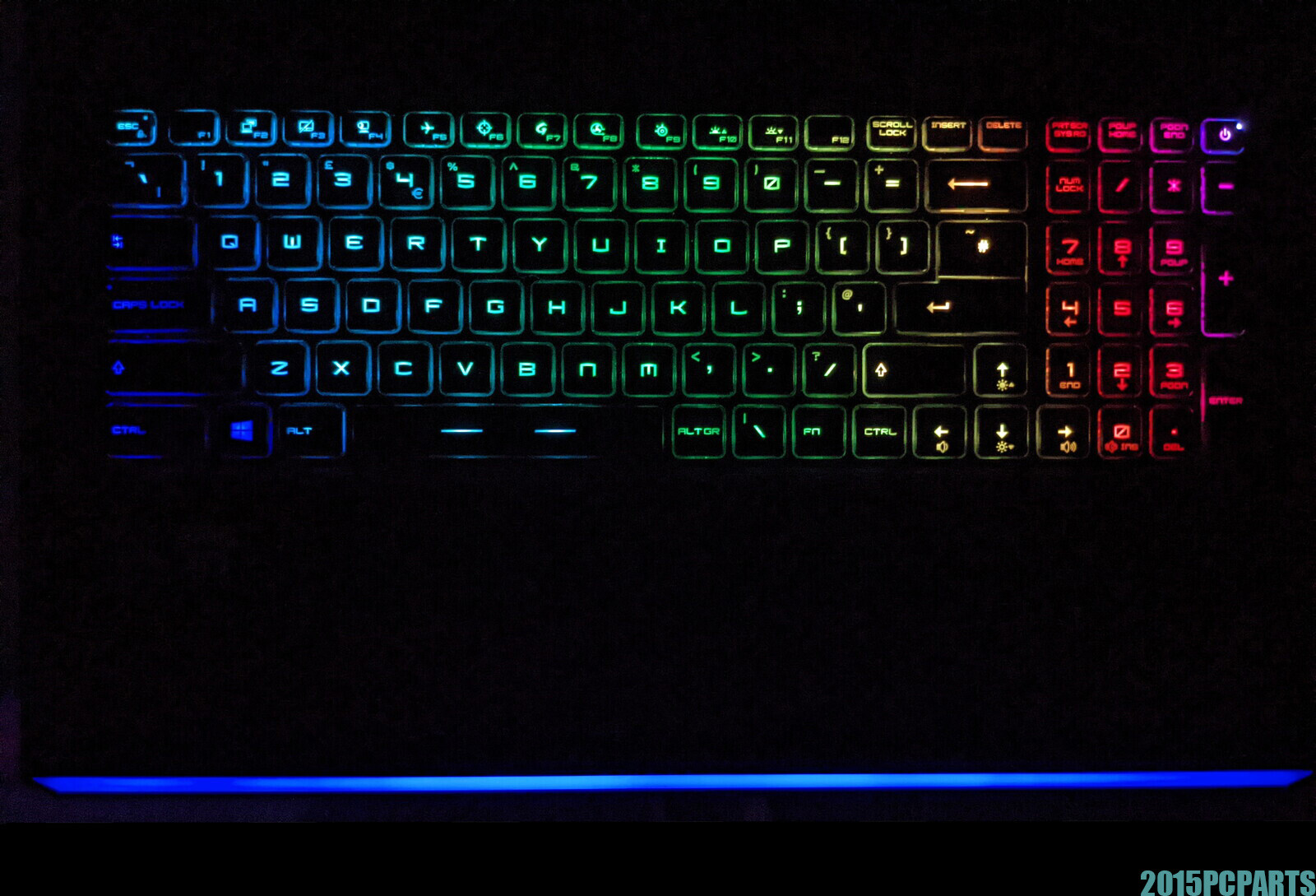 MSI GS76 Stealth 11UE 11UG 11UH MS-17K3 Keyboard Per-Key RGB Backlit US