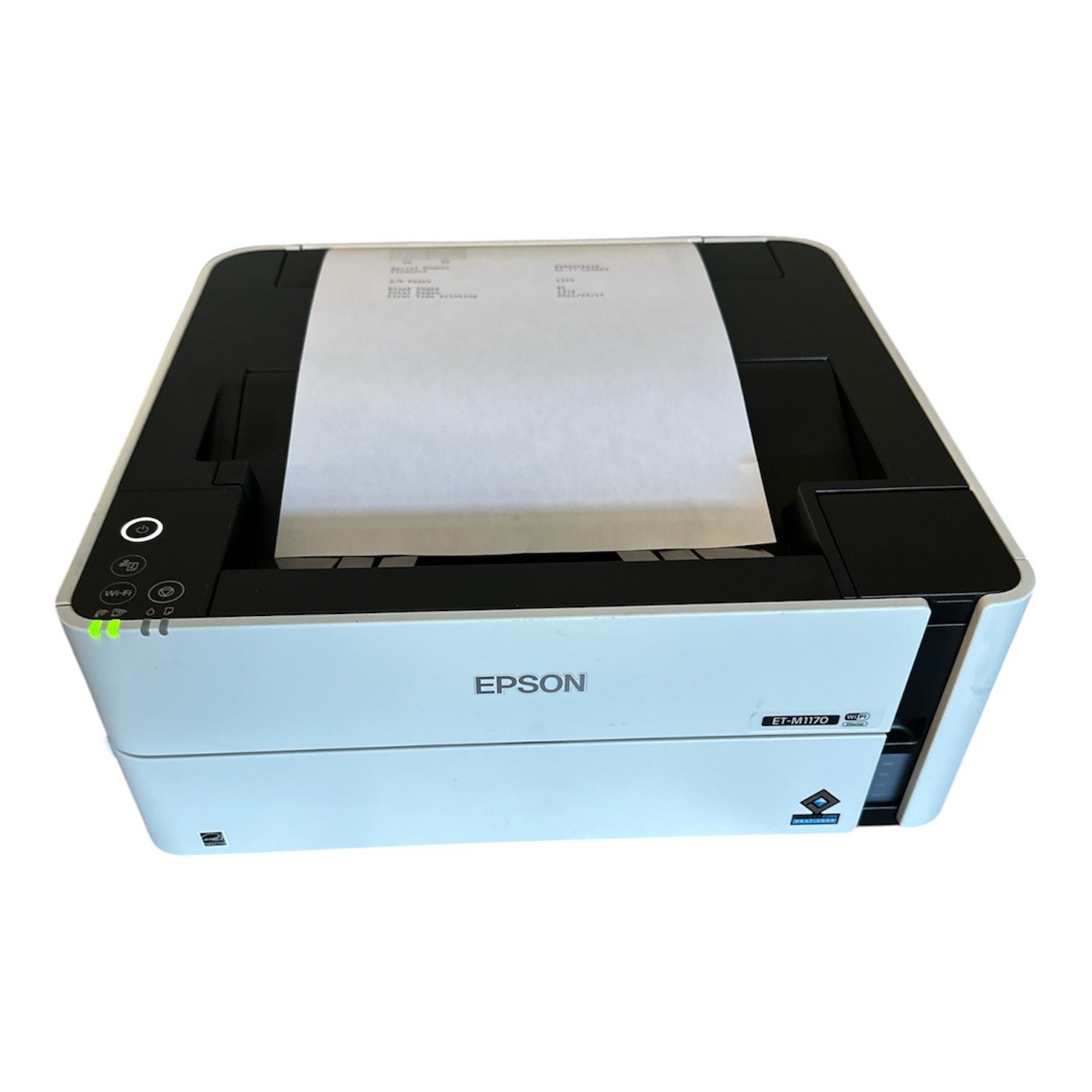 Epson EcoTank ET-M1170 Printer 1329 Page Count Good Used Laser Monochrome White