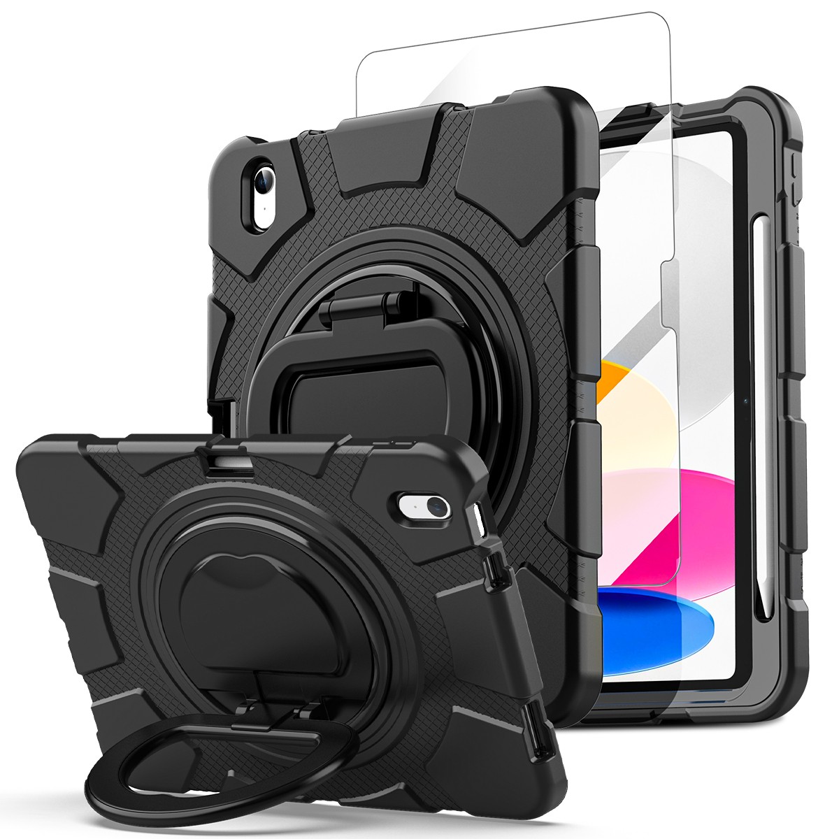 Case For iPad (A16) 11th Gen 11 Inch (2025) Shockproof Rugged Cover 360 Rotating