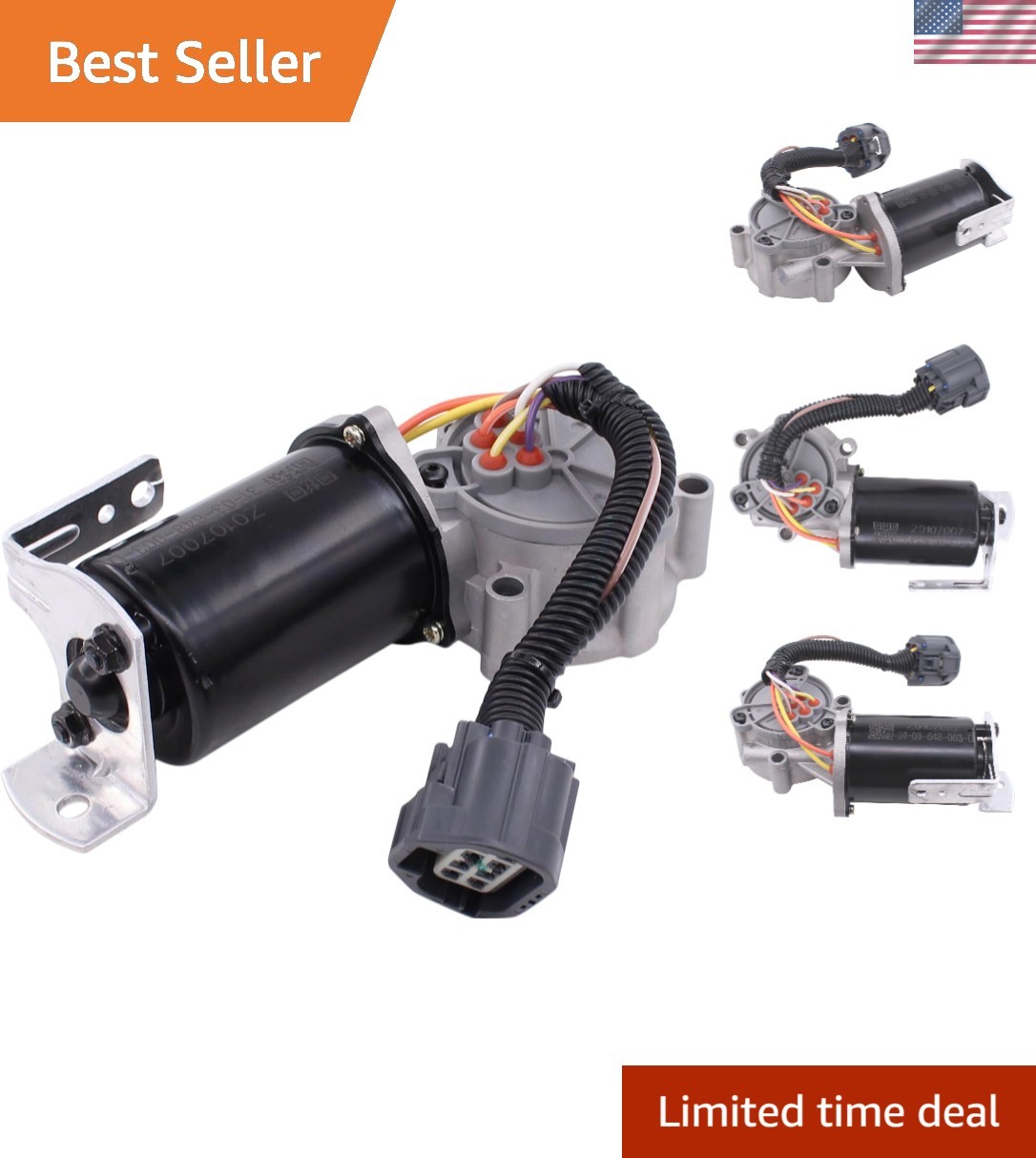 7-Pins Connector Transfer Case Shift Motor